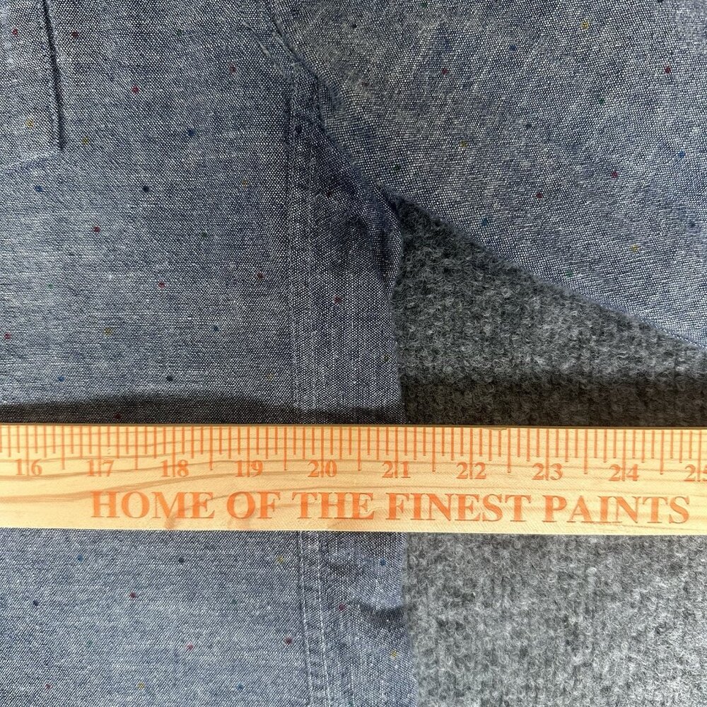 Descendants of Thieves Shirt Mens L Grey Polka Dots Long Sleeve Button Up Adult‎ - Picture 6 of 7